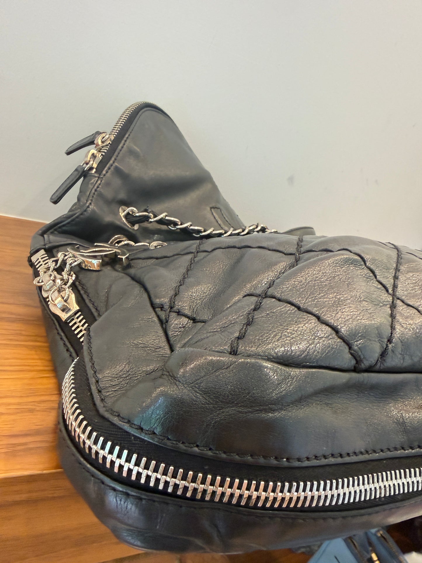 Chanel Expandable Ligne Timeless CC flap Shoulder Bag Pre-Owned