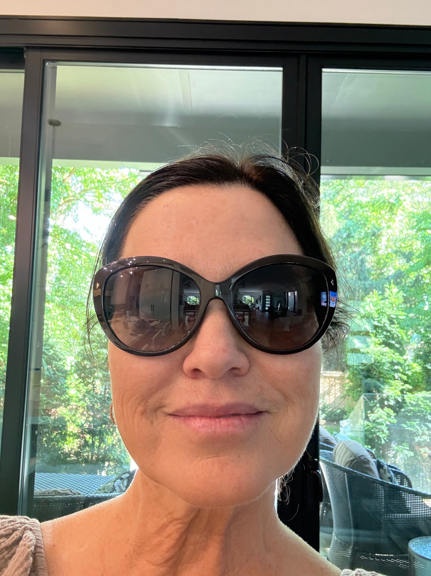 Prada Classic Brown Round Sunglasses