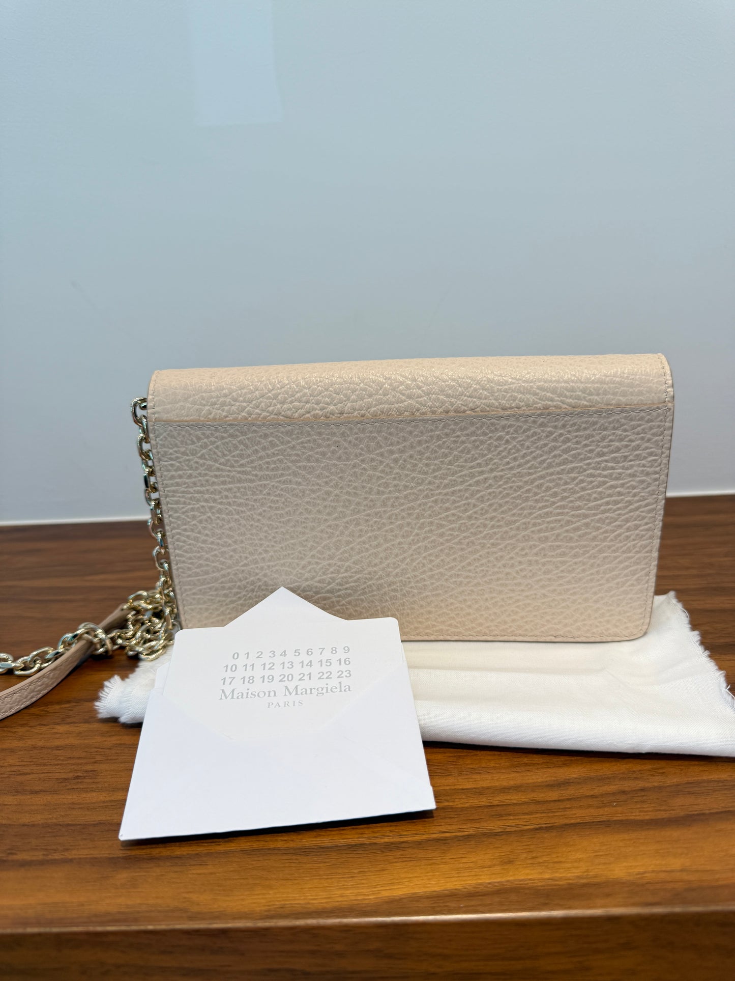 Maison Margella Blush Wallet on Chain Full Set NEW!!
