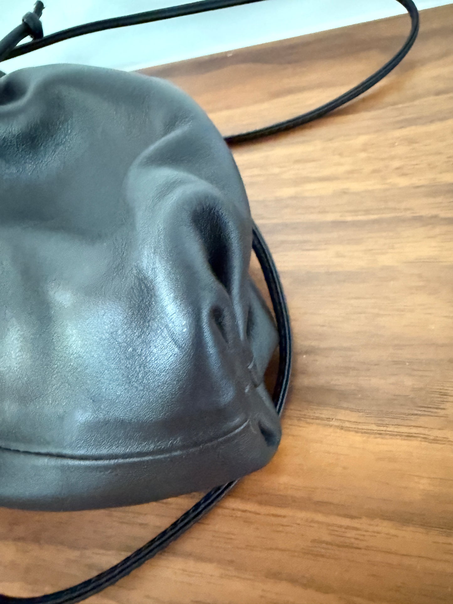 Bottega Veneta Smooth Pouch in Black