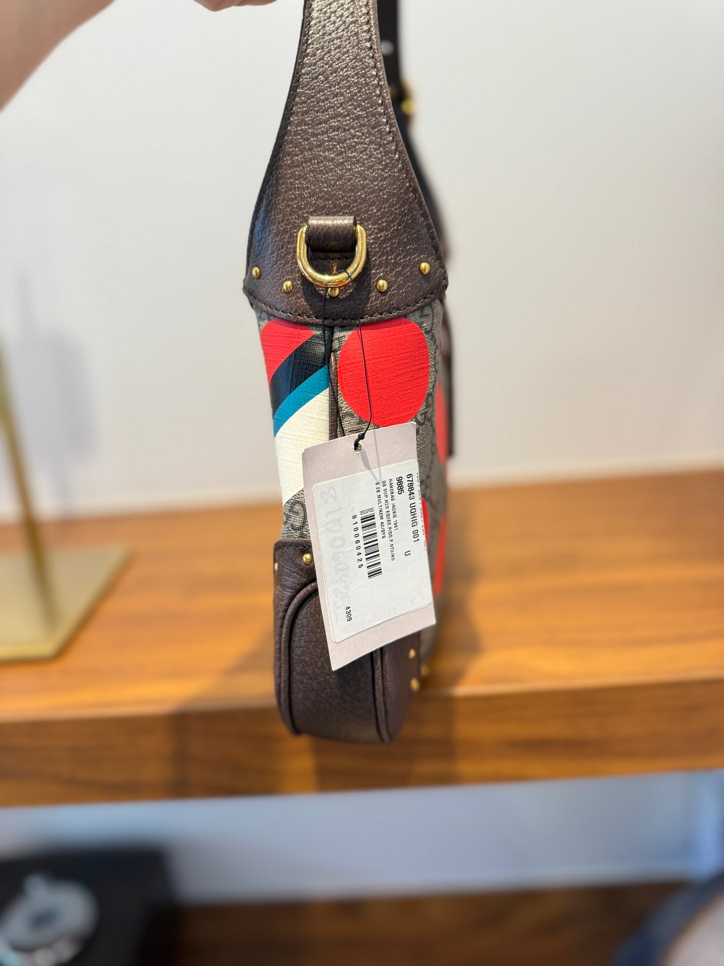 Gucci Jackie 1961 GG Supreme Shoulder Bag with 2 strap options