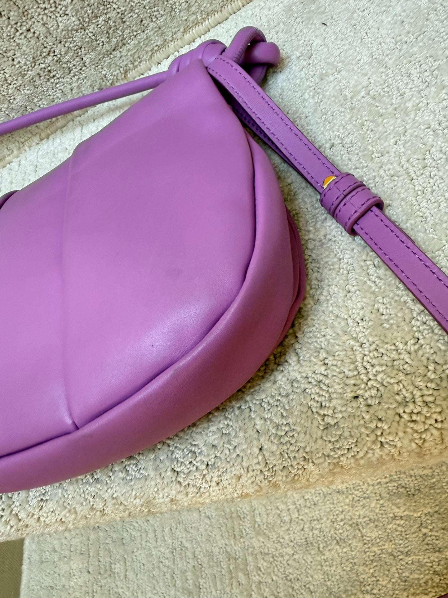 LOEWE Shiny Nappa Calfskin Paseo Satchel Rockrose