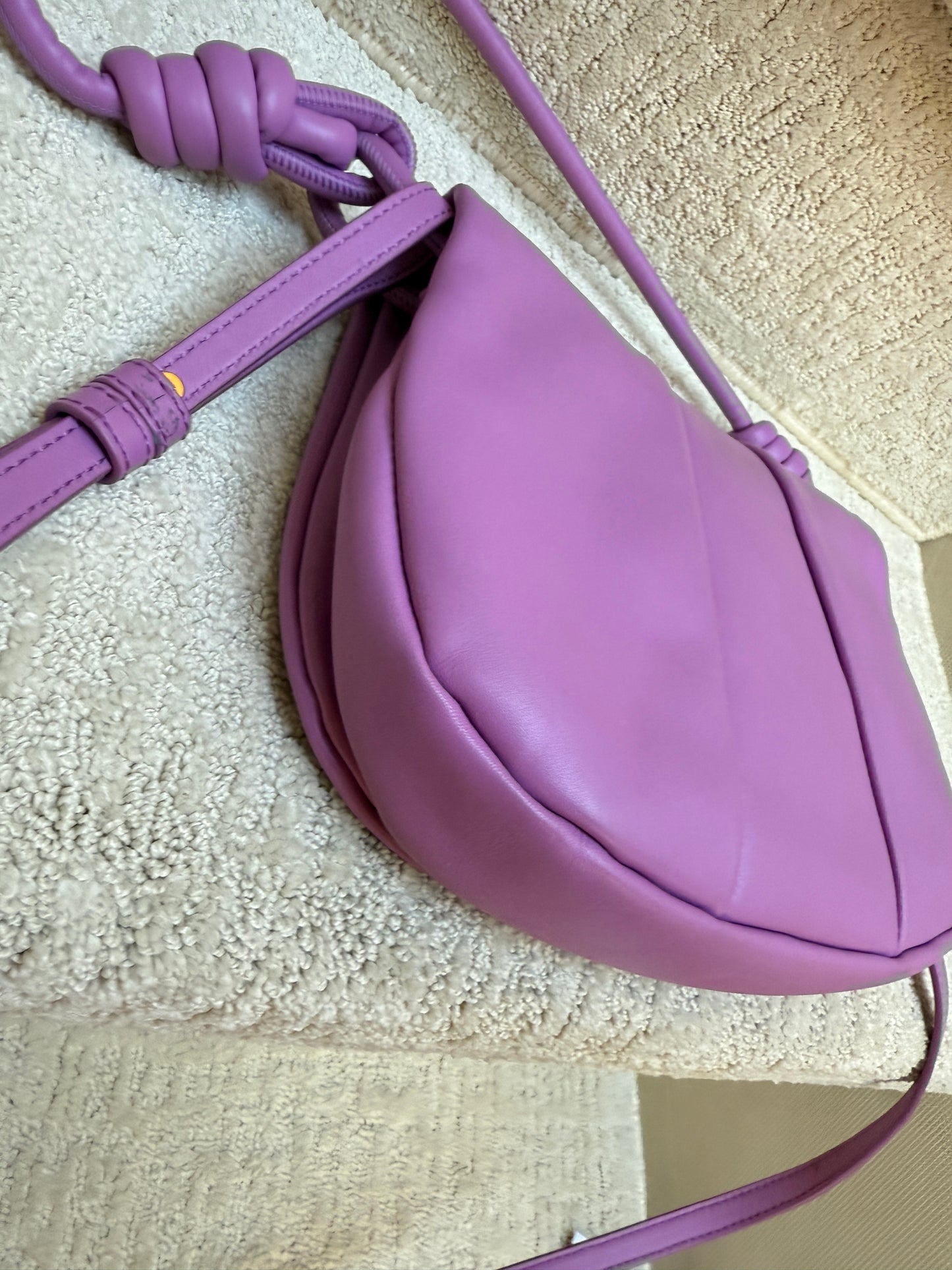 LOEWE Shiny Nappa Calfskin Paseo Satchel Rockrose