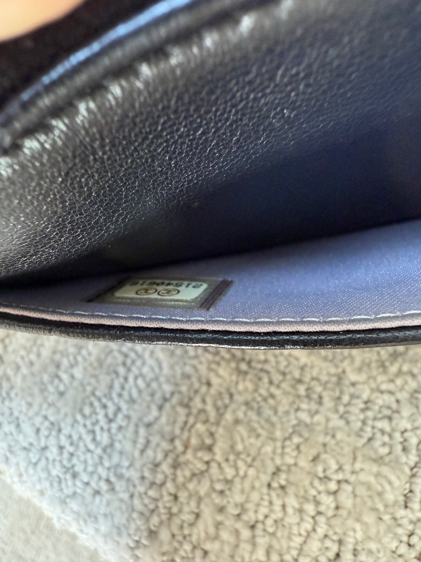 Chanel Camellia Wallet on Chain WOC in Black Lambskin
