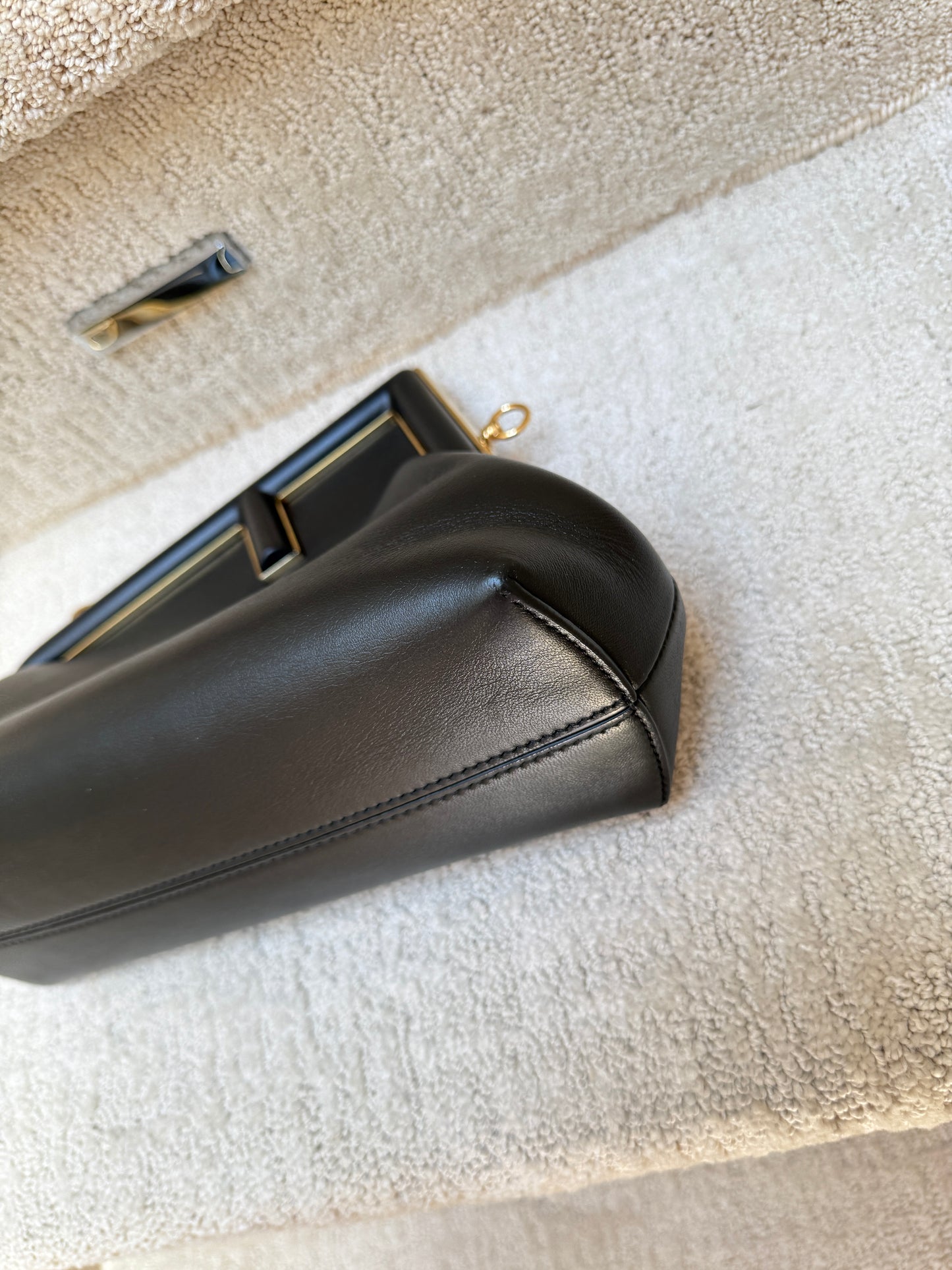 FENDI Shiny Nappa Small Fendi First Black