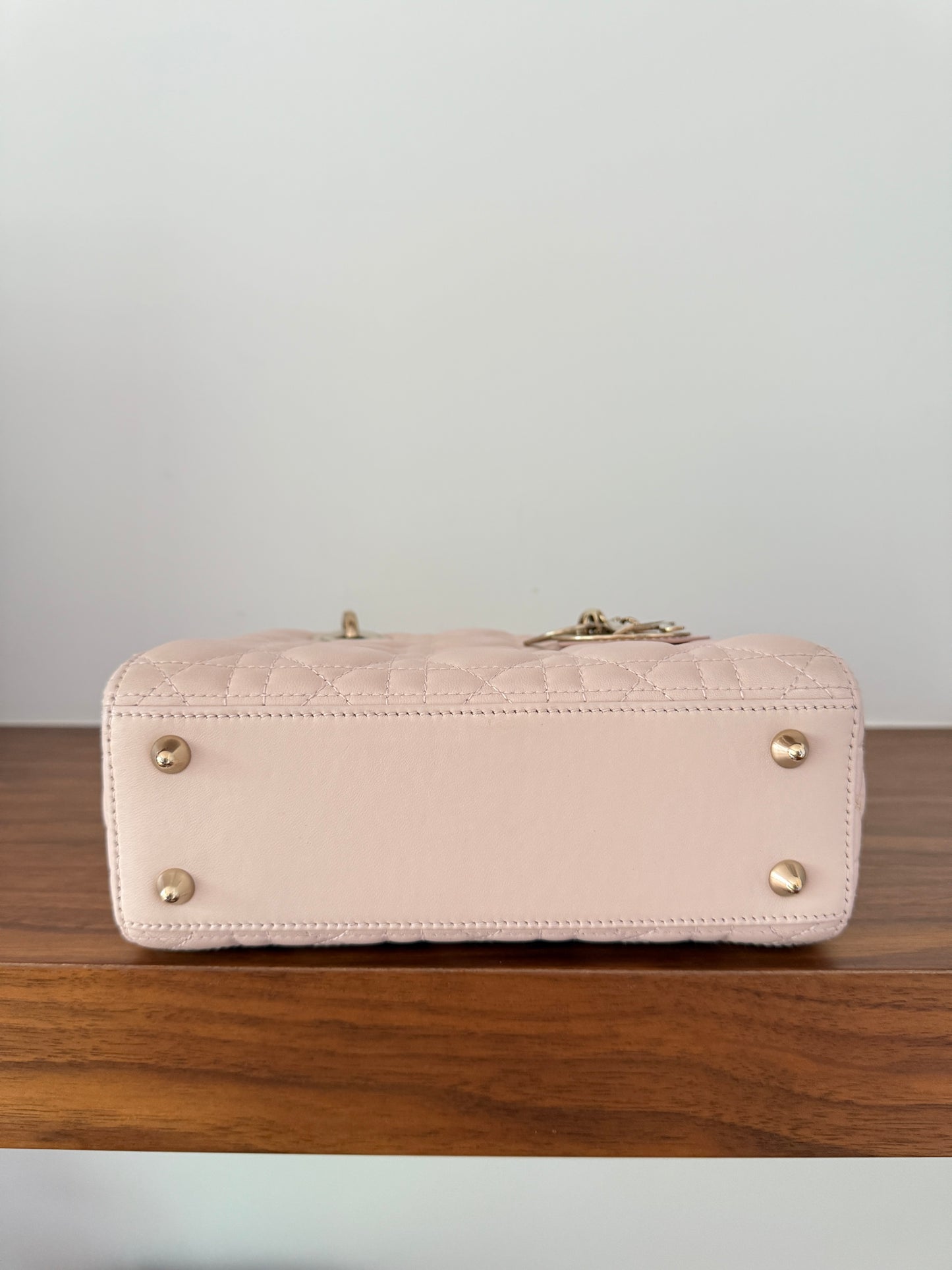 DIOR Lambskin Cannage Small My ABC Dior Lady Dior Blush