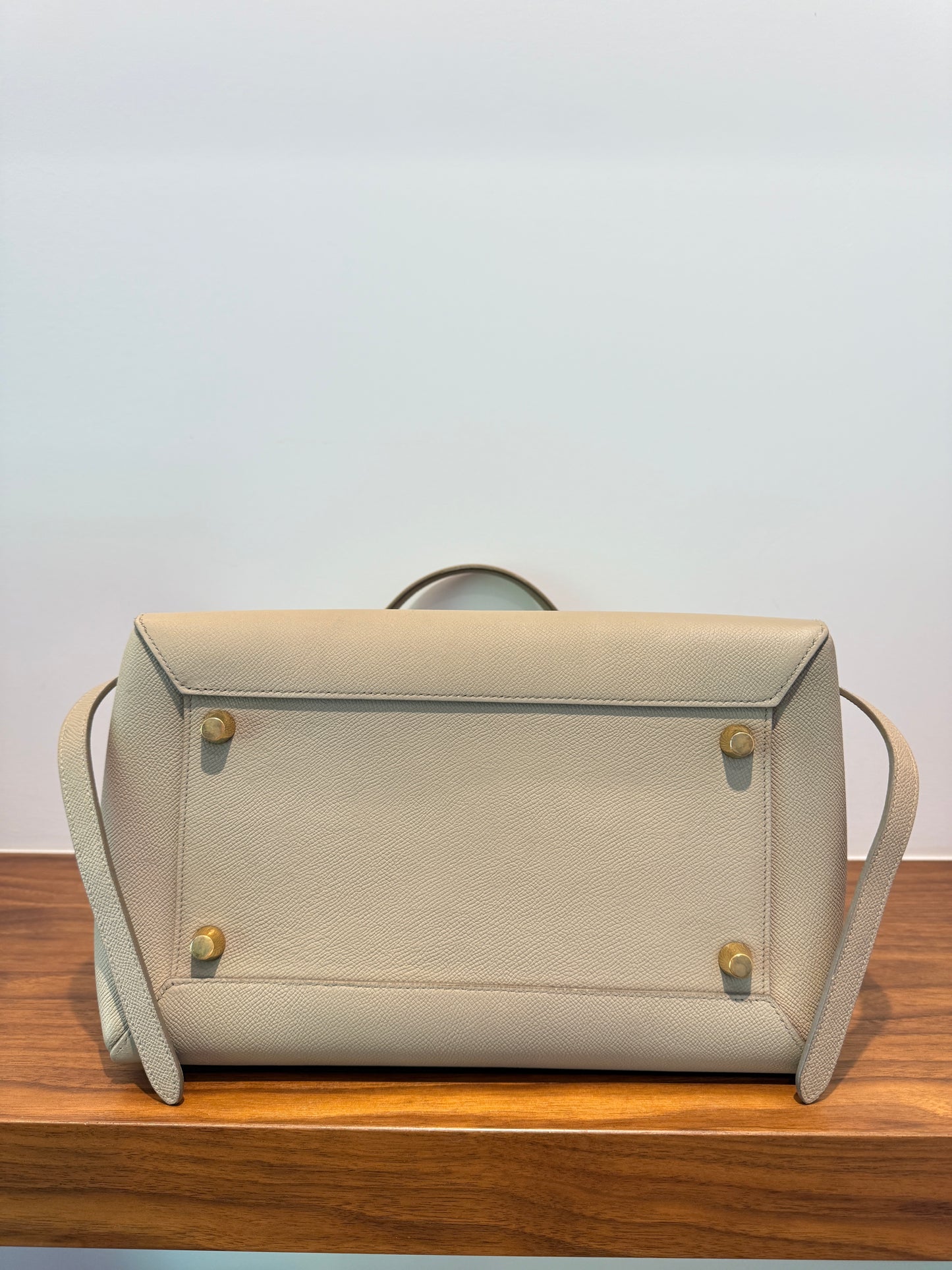 Celine mini belt bag in taupe