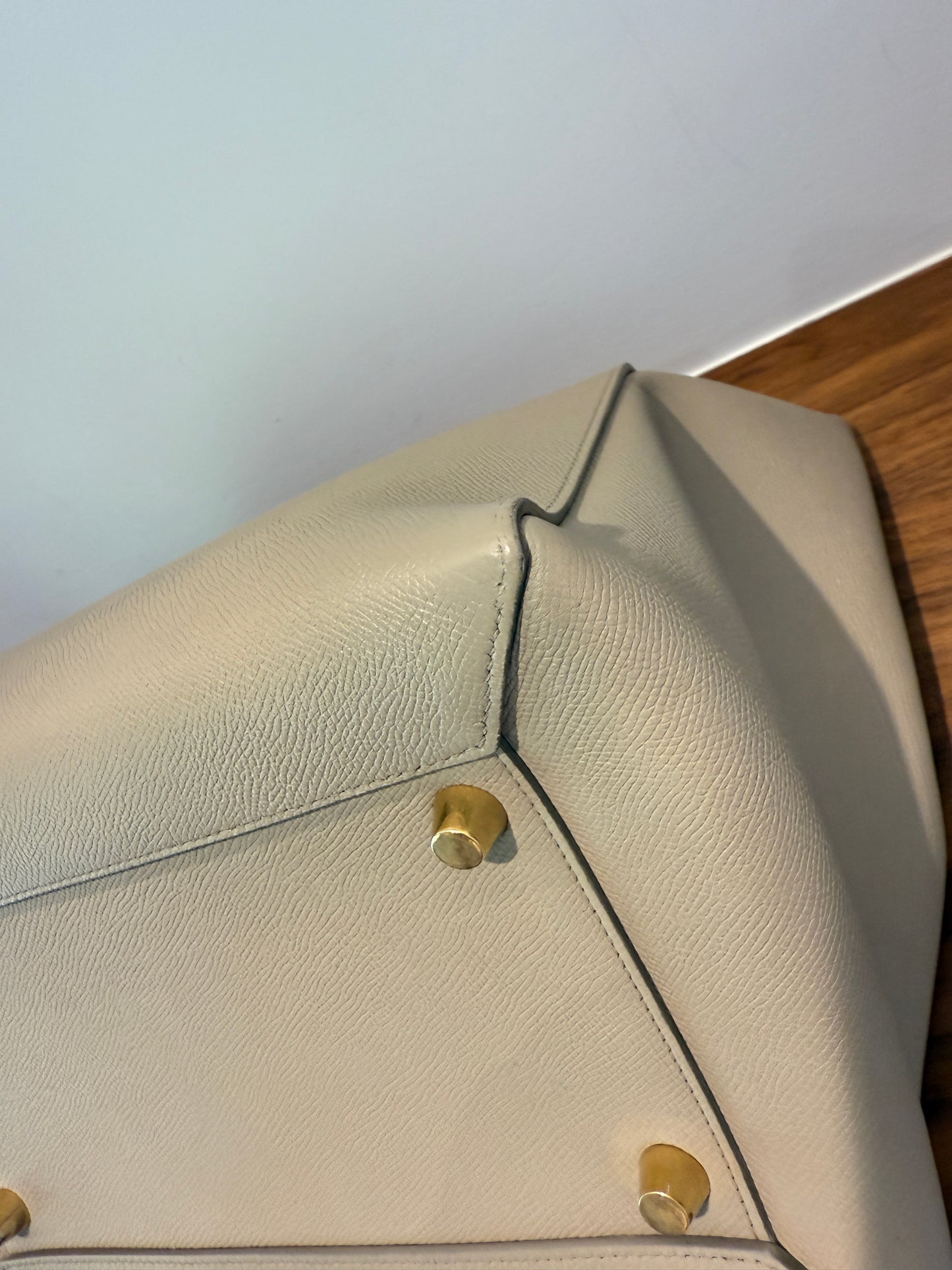 Celine mini belt bag in taupe