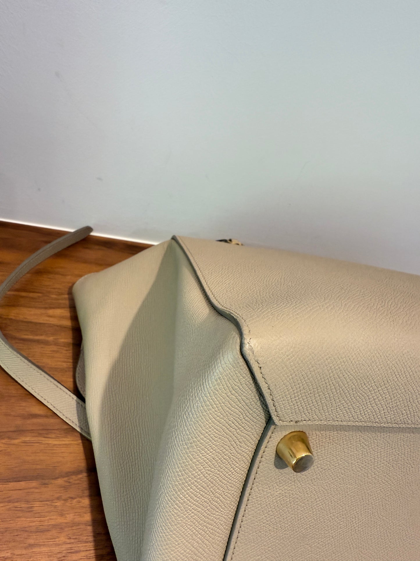 Celine mini belt bag in taupe