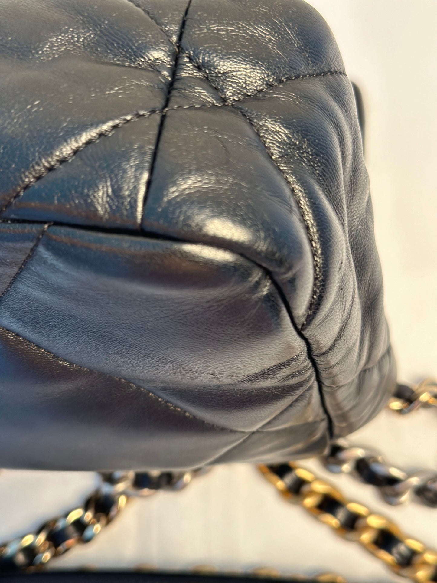 Chanel 19 Small In Black Microchipped