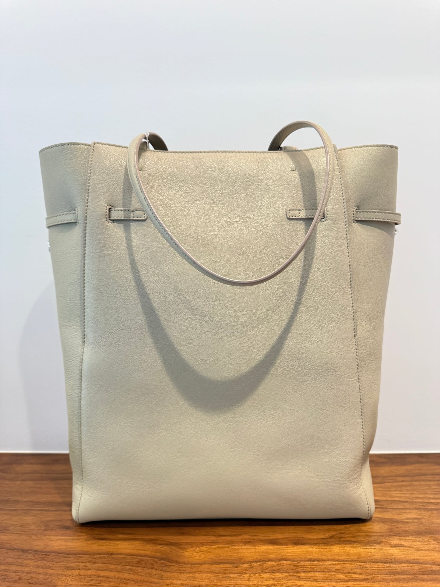 Givenchy Calfskin Voyou Medium North South Tote Natural Beige