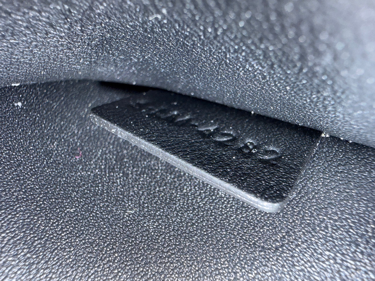 Celine Shiny Calfskin Triomphe Shoulder Bag Black