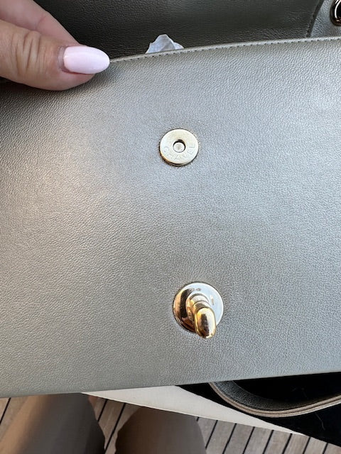 Chanel Pewter Mademoiselle Flap Bag