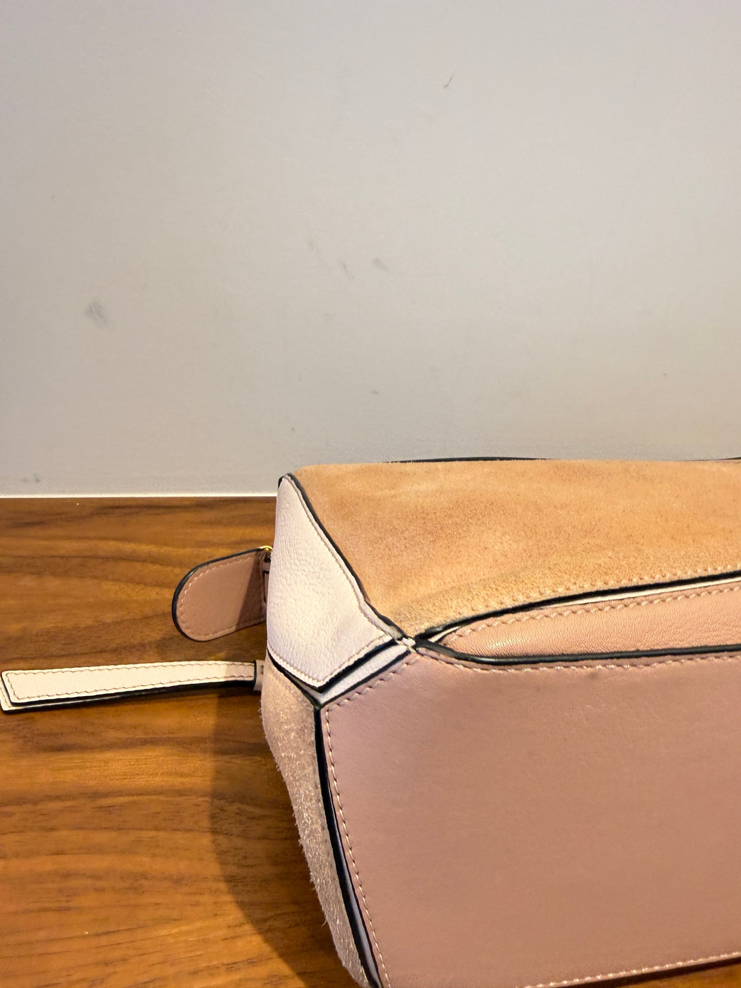 Loewe Puzzle Bag in Blush Small