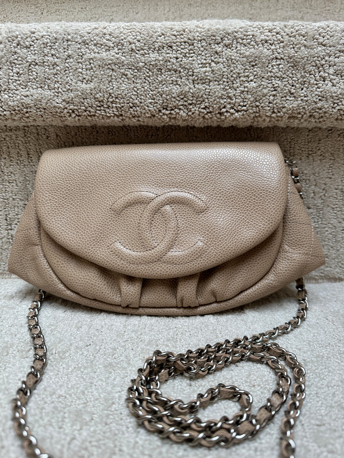 CHANEL Half Moon CC Wallet on Chain