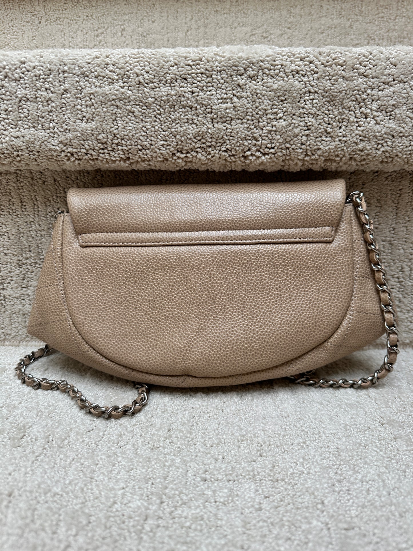 CHANEL Half Moon CC Wallet on Chain
