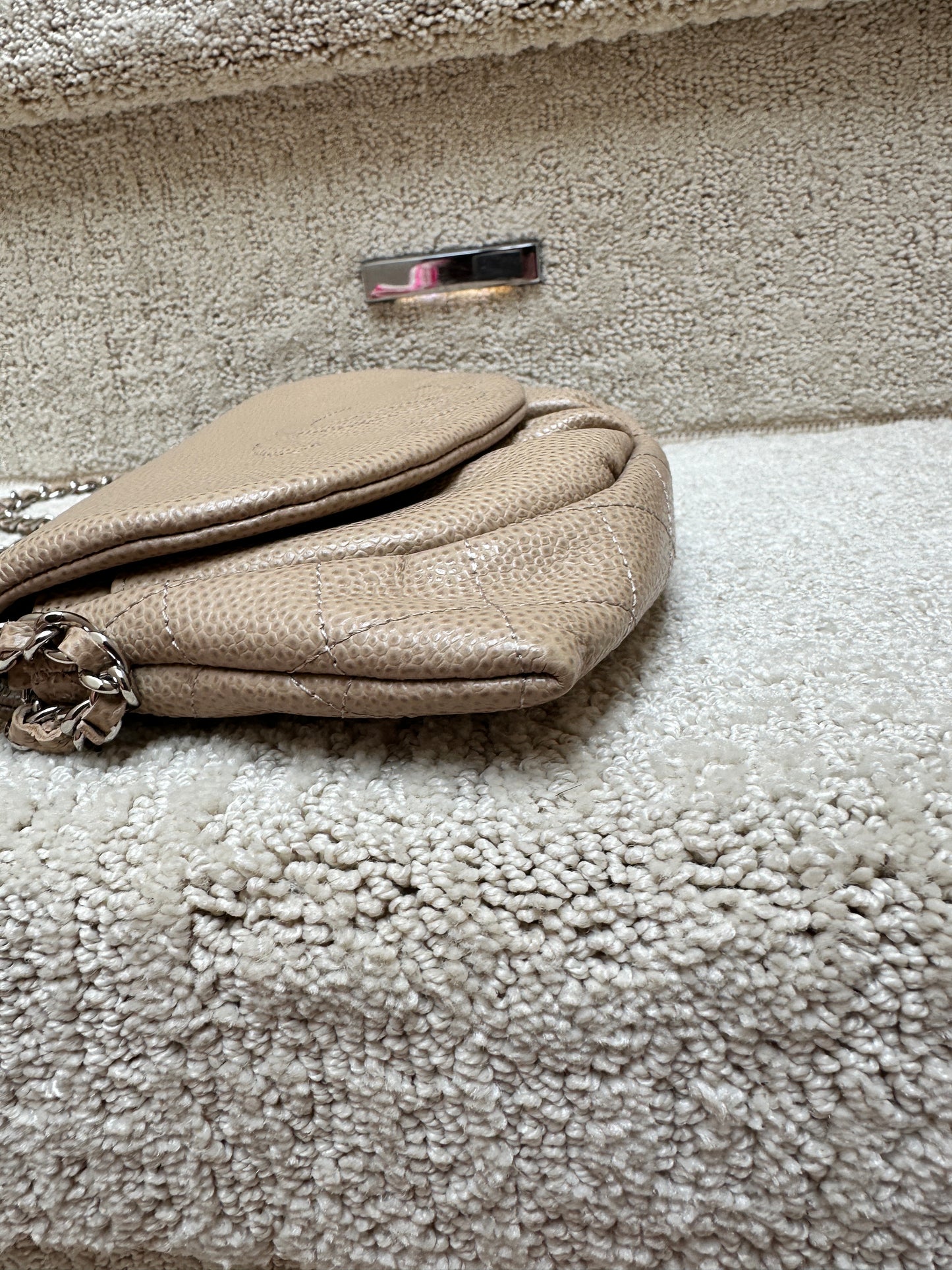 CHANEL Half Moon CC Wallet on Chain