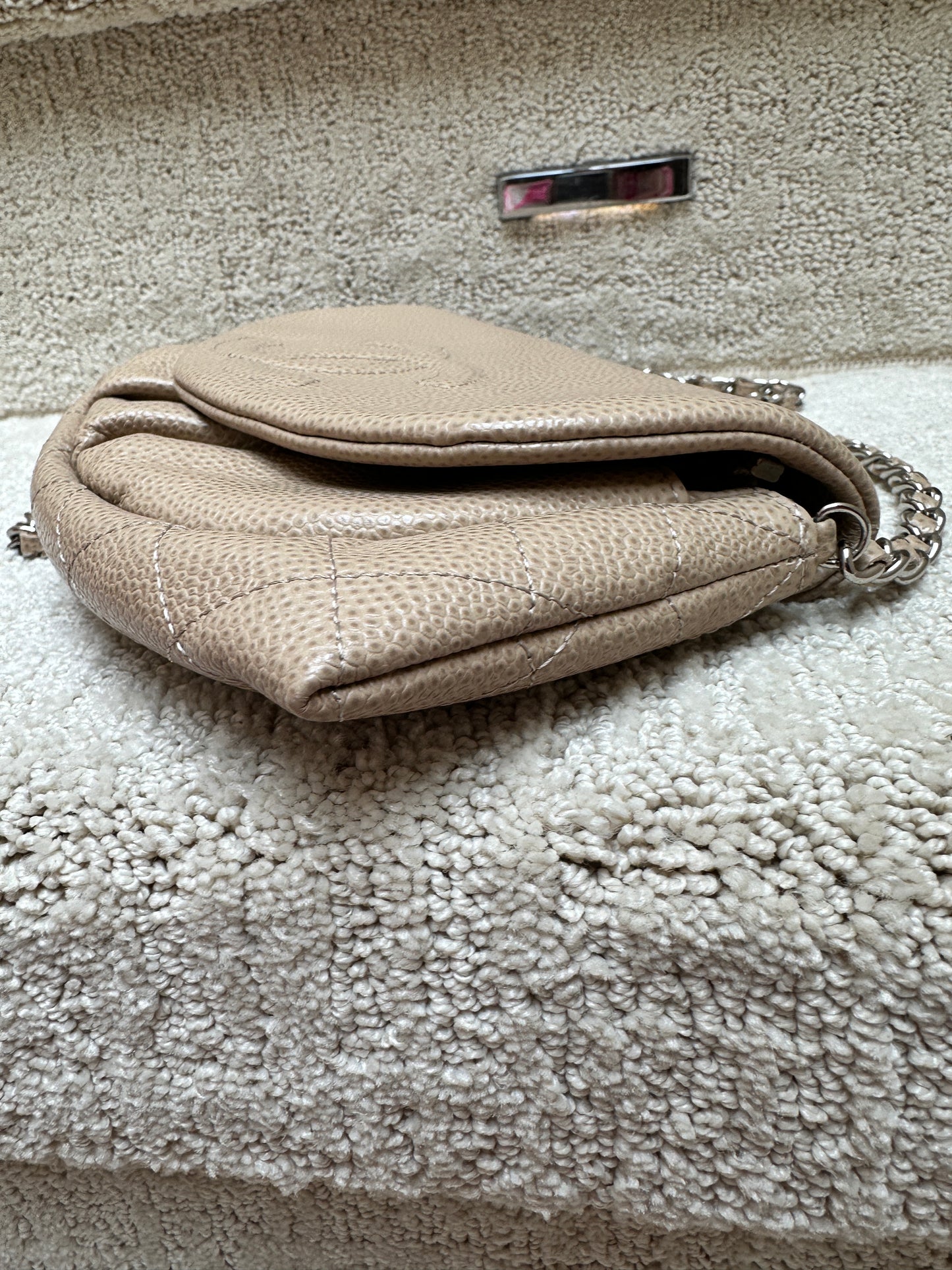 CHANEL Half Moon CC Wallet on Chain