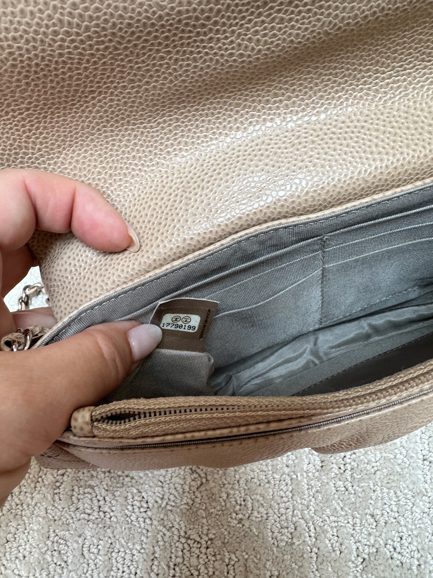 CHANEL Half Moon CC Wallet on Chain