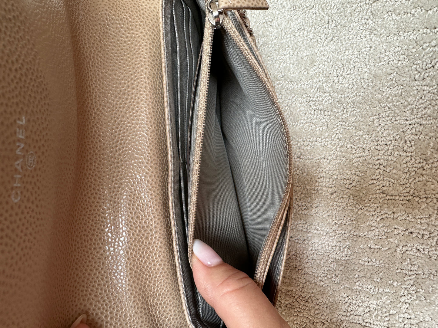 CHANEL Half Moon CC Wallet on Chain