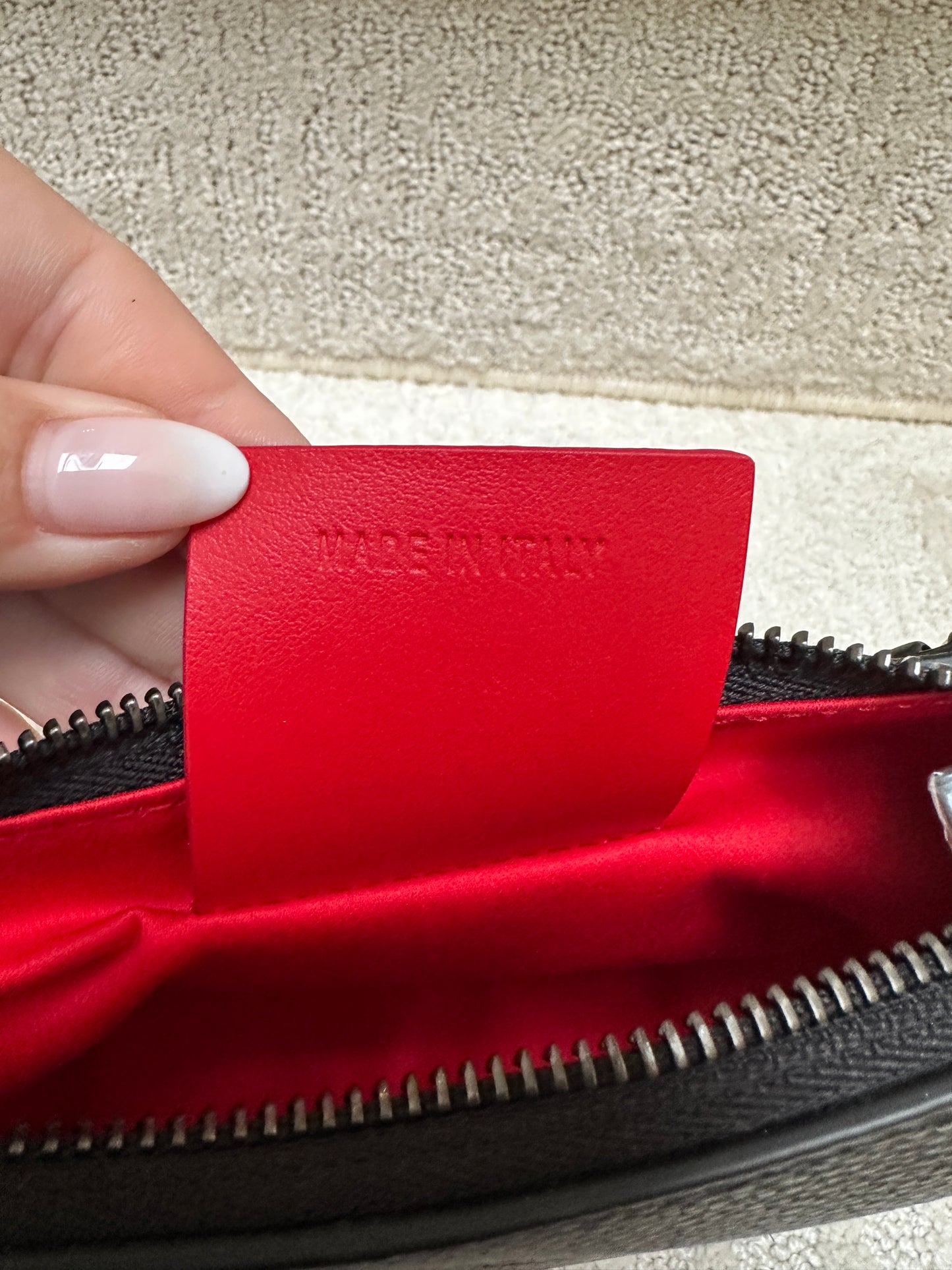 Christian Louboutin Black Shoulder Bag with 2 straps