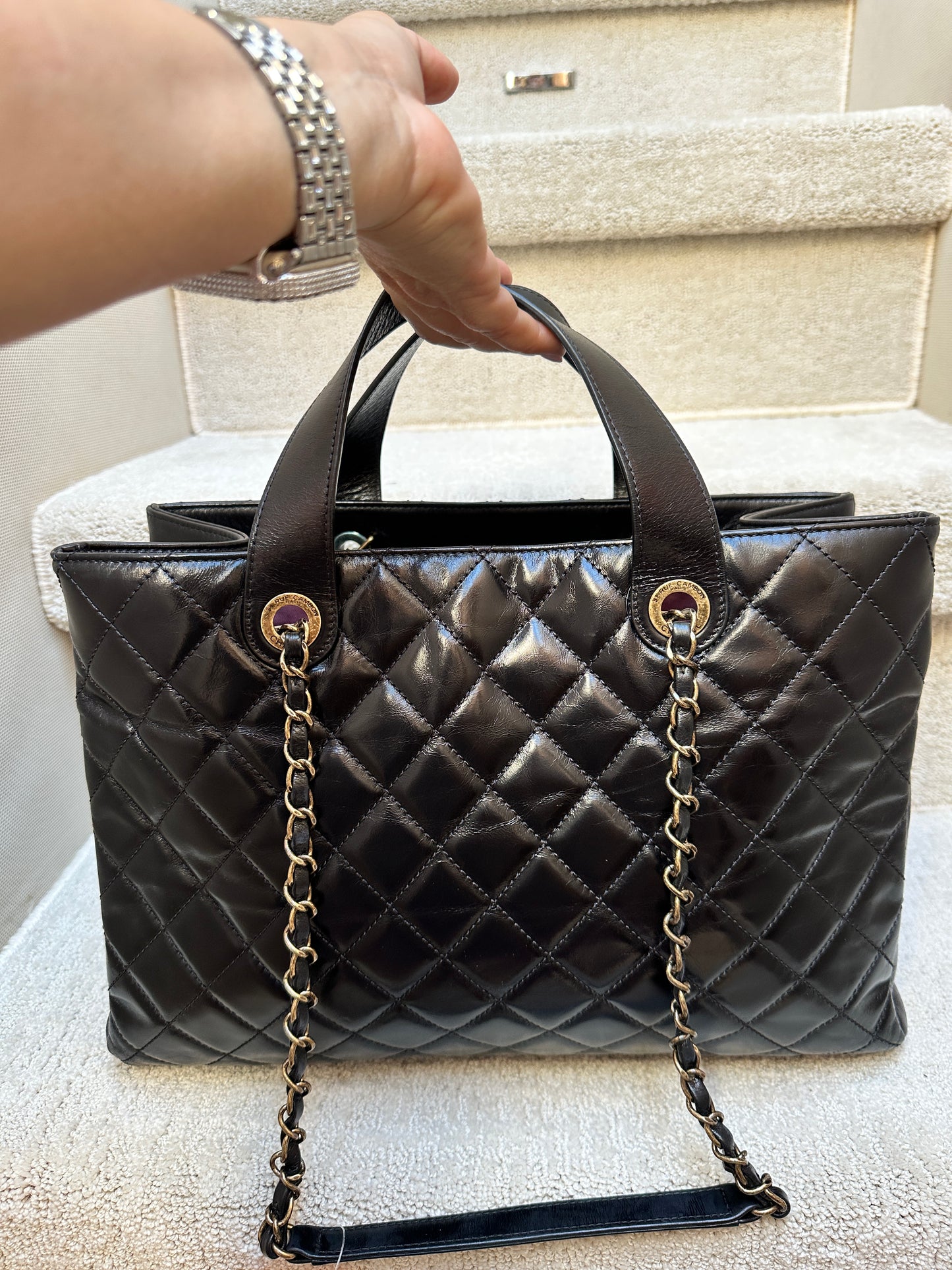 Chanel Urban mix Tote with Python