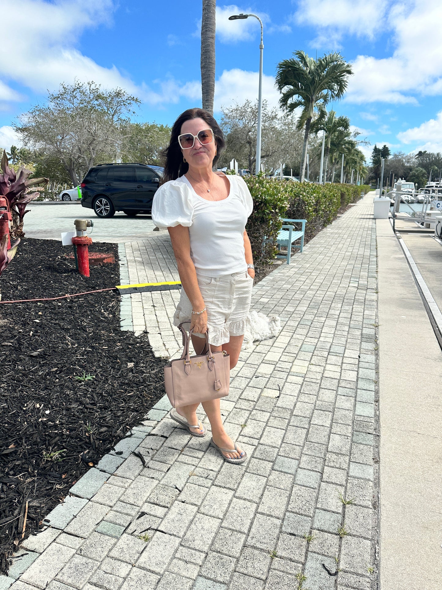 Tom Ford Sungasses in Cream & Gold