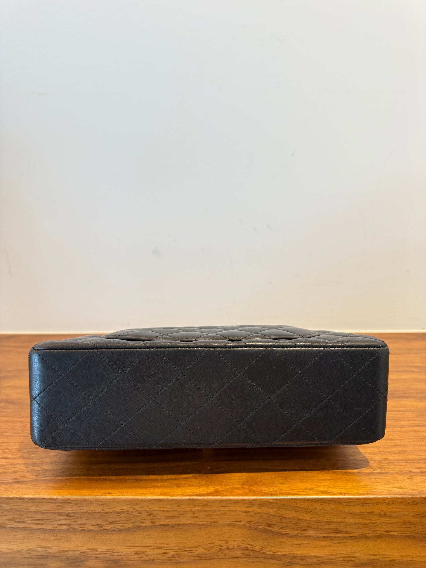 Chanel Small Classic Double Flap bottom black lambskin