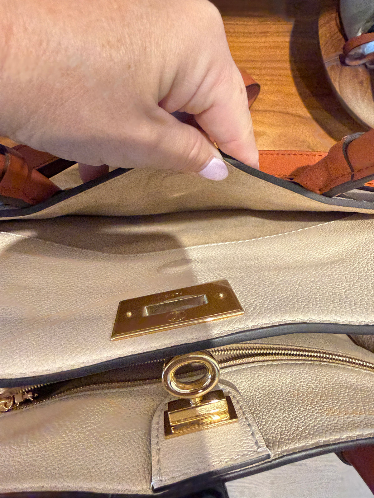 Louis Vuitton Calfskin Monogram Tufting On My Side Galet Pre-Owned