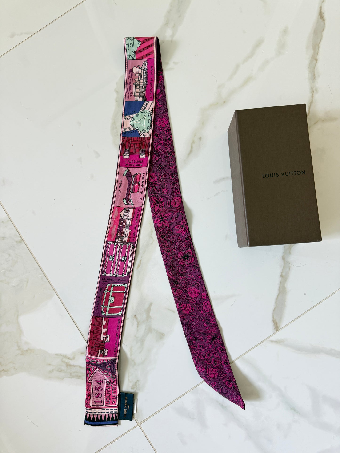 Louis Vuitton Twilly Sill Jeu De Louis Bandeau