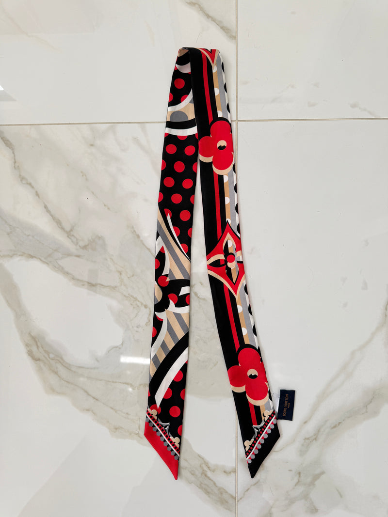 Louis Vuitton silk twilly scarf pre-owned