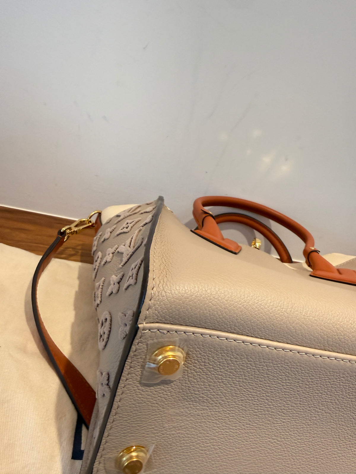 Louis Vuitton Calfskin Monogram Tufting On My Side Galet Pre-Owned