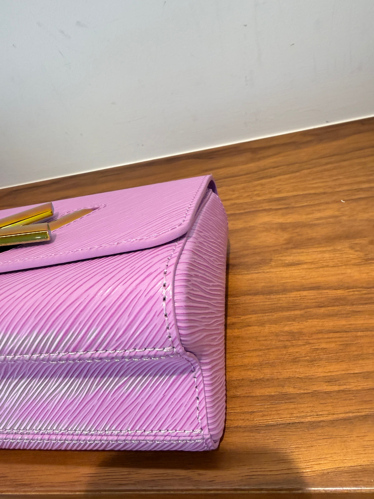 Louis Vuitton Twist PM in Wisteria Lilac Epi Leather with Iridescent LV Lock