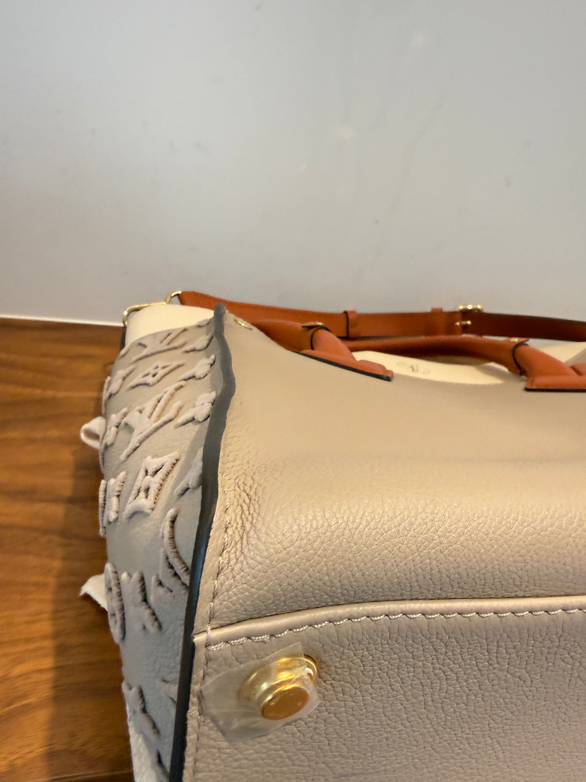 Louis Vuitton Calfskin Monogram Tufting On My Side Galet Pre-Owned