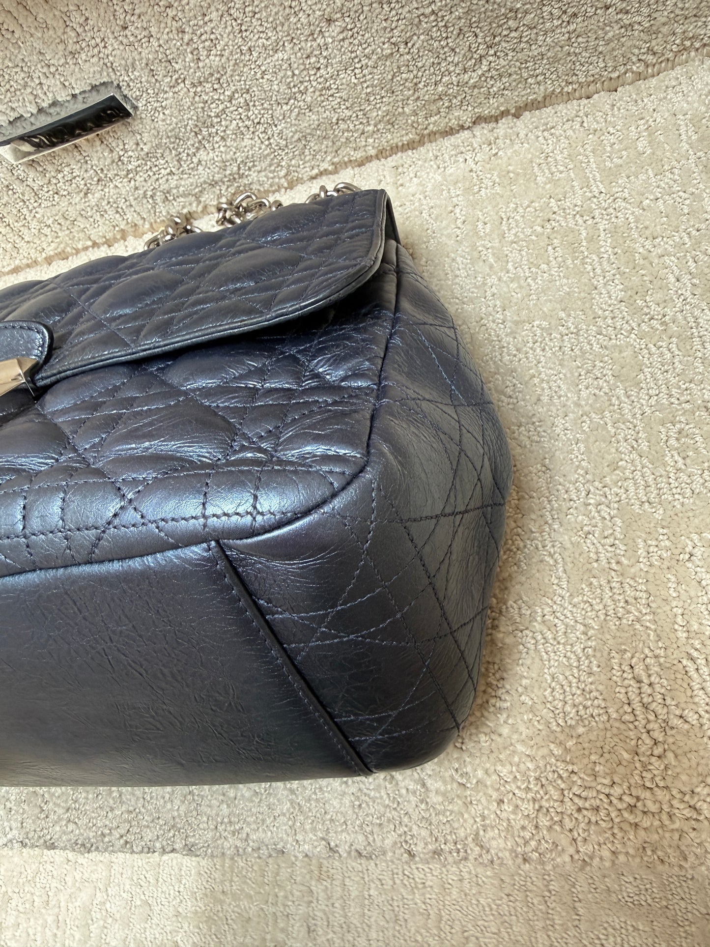 Christian Dior Miss Dior in Metallic Blue Pre-Owned