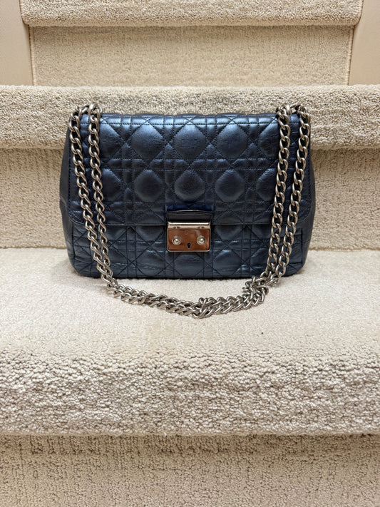 Christian Dior Miss Dior in Metallic Blue Pre-Owned