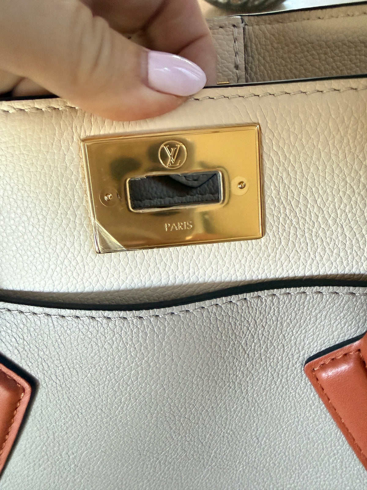 Louis Vuitton Calfskin Monogram Tufting On My Side Galet Pre-Owned