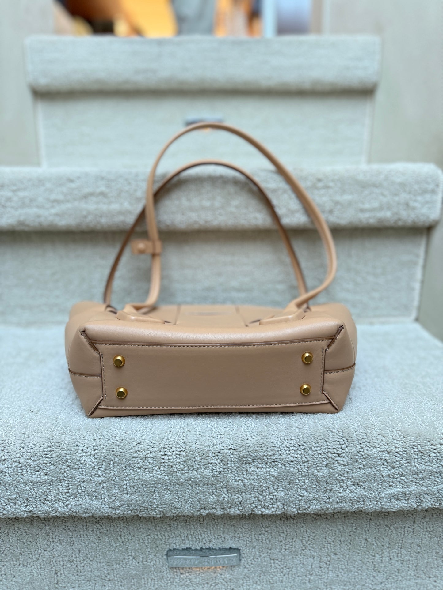 Bottega Veneta Arco Tote Small Caramel