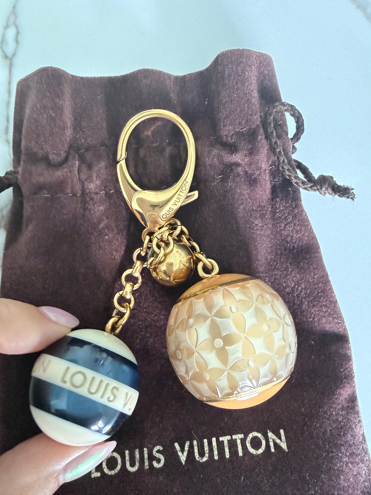 Louis Vuitton Vintage Bag Charm and Key ring