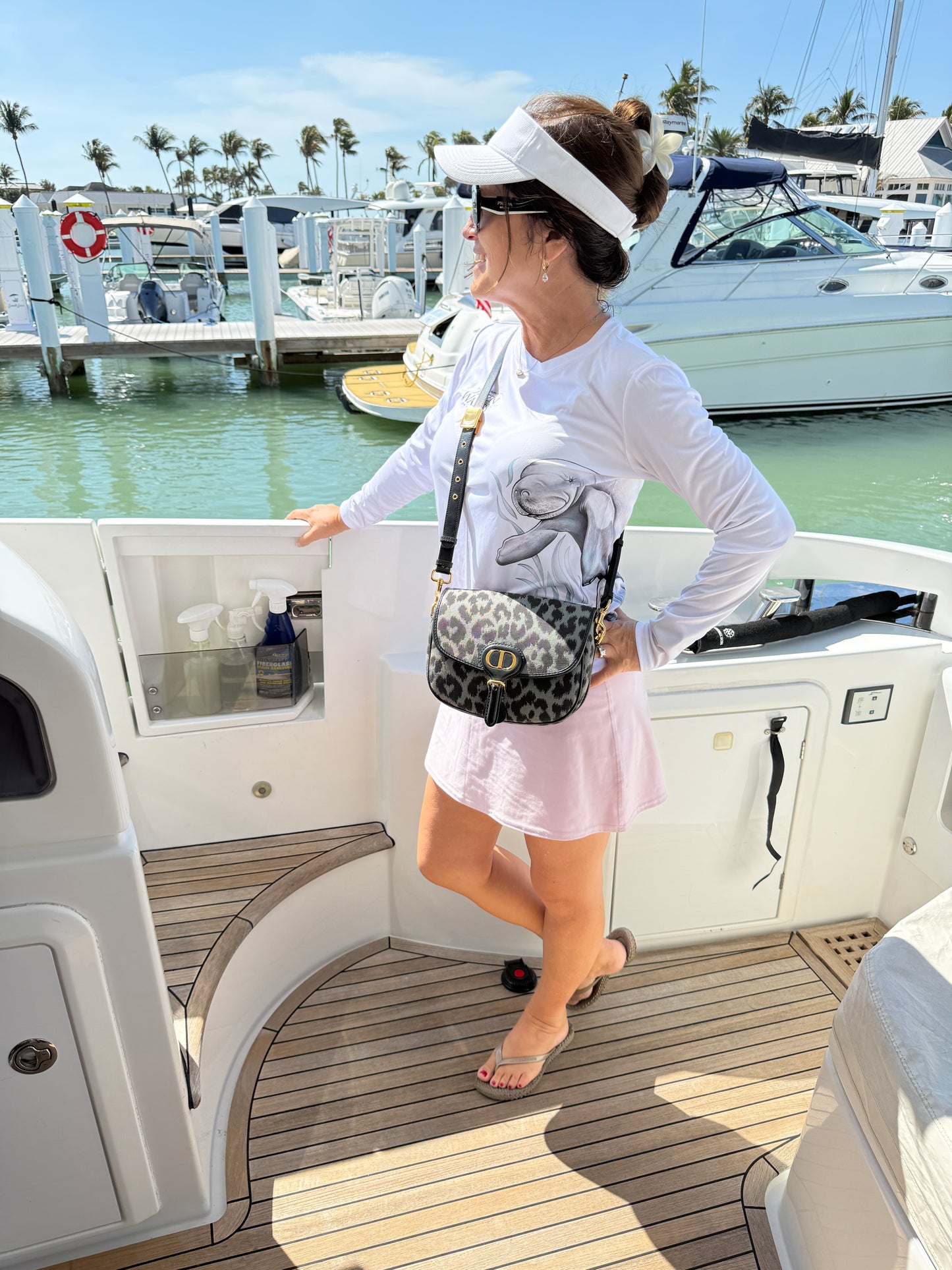 Dior Bobby Shoulder Bag in Grey Mizza Canvas with Black Leather Trim