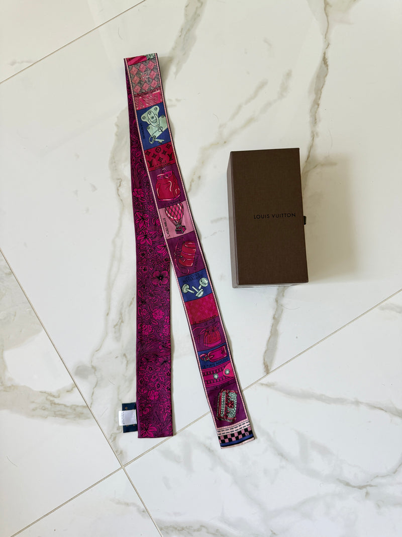 Louis Vuitton Twilly Sill Jeu De Louis Bandeau