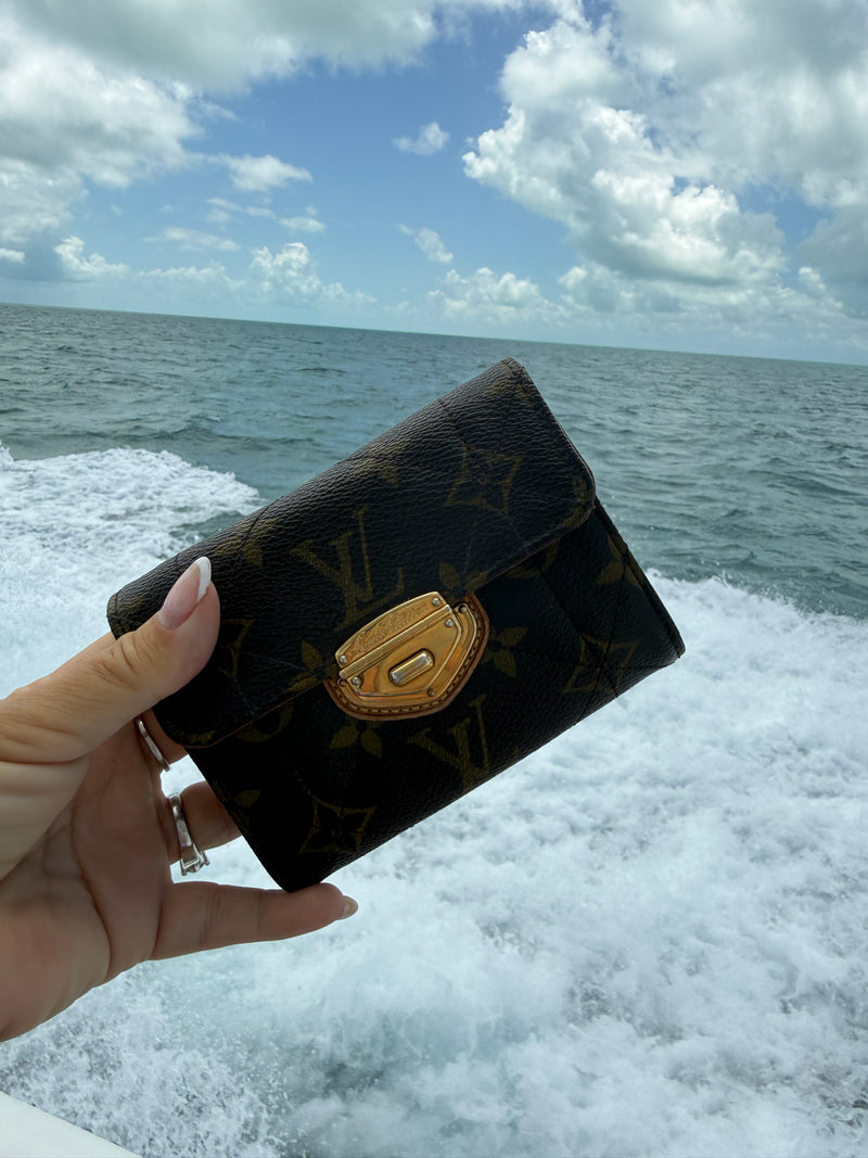Louis Vuitton Compact Half Wallet Monogram Pre-Owned