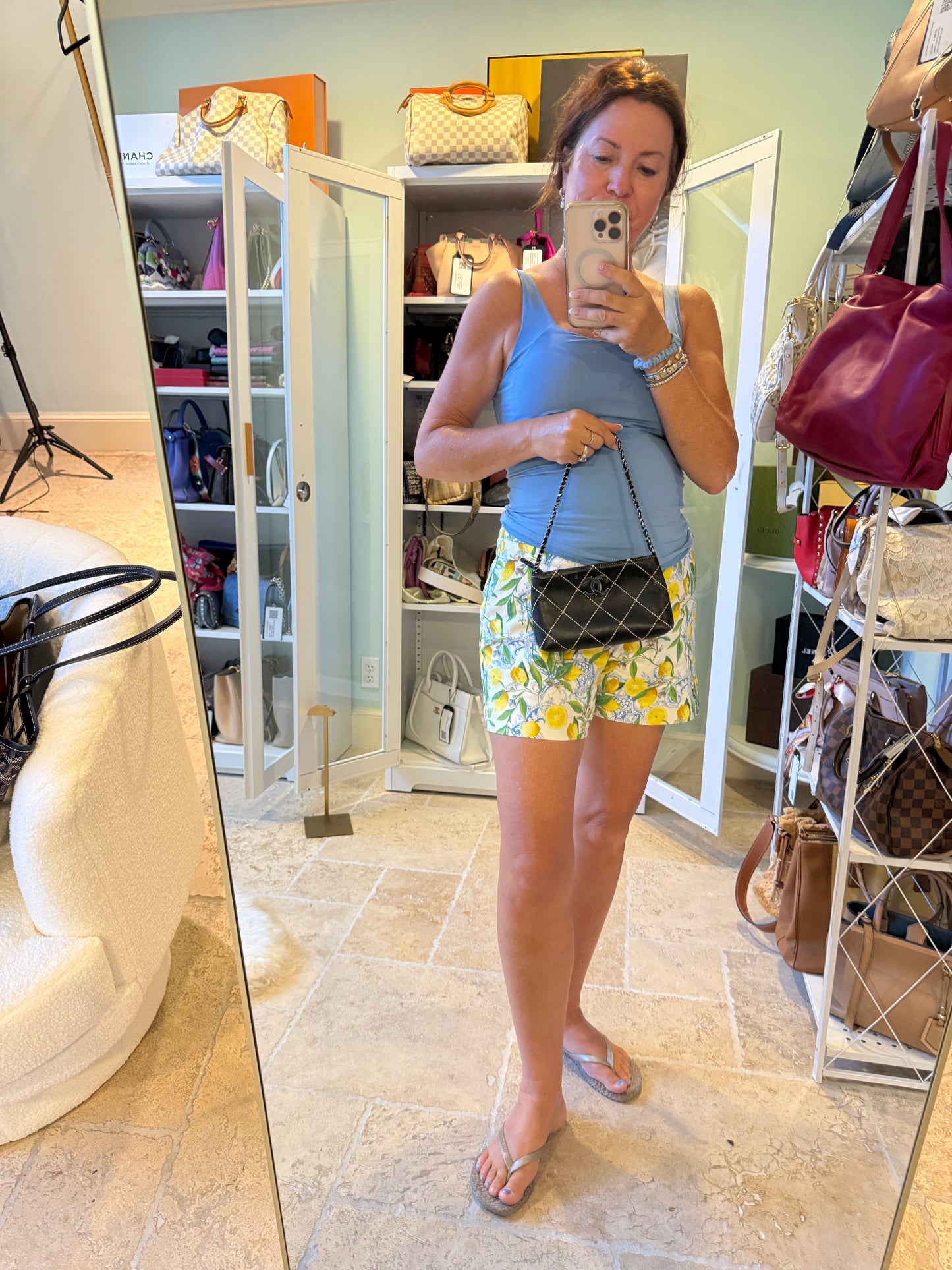 Sac à bandoulière mini Chanel Vintage Wild Stitch