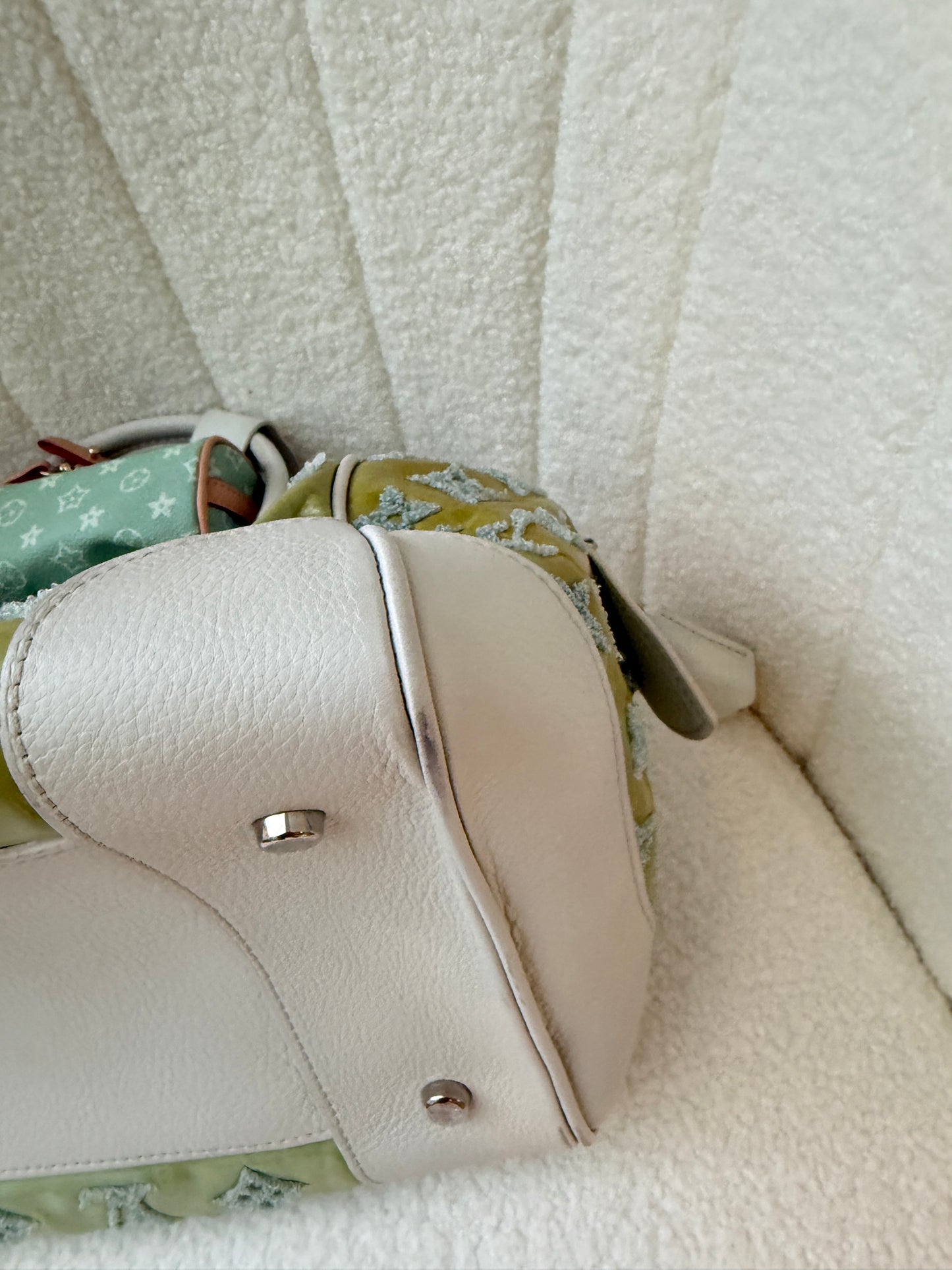 Louis Vuitton Special Edition Bouclettes Speedy Round in Green