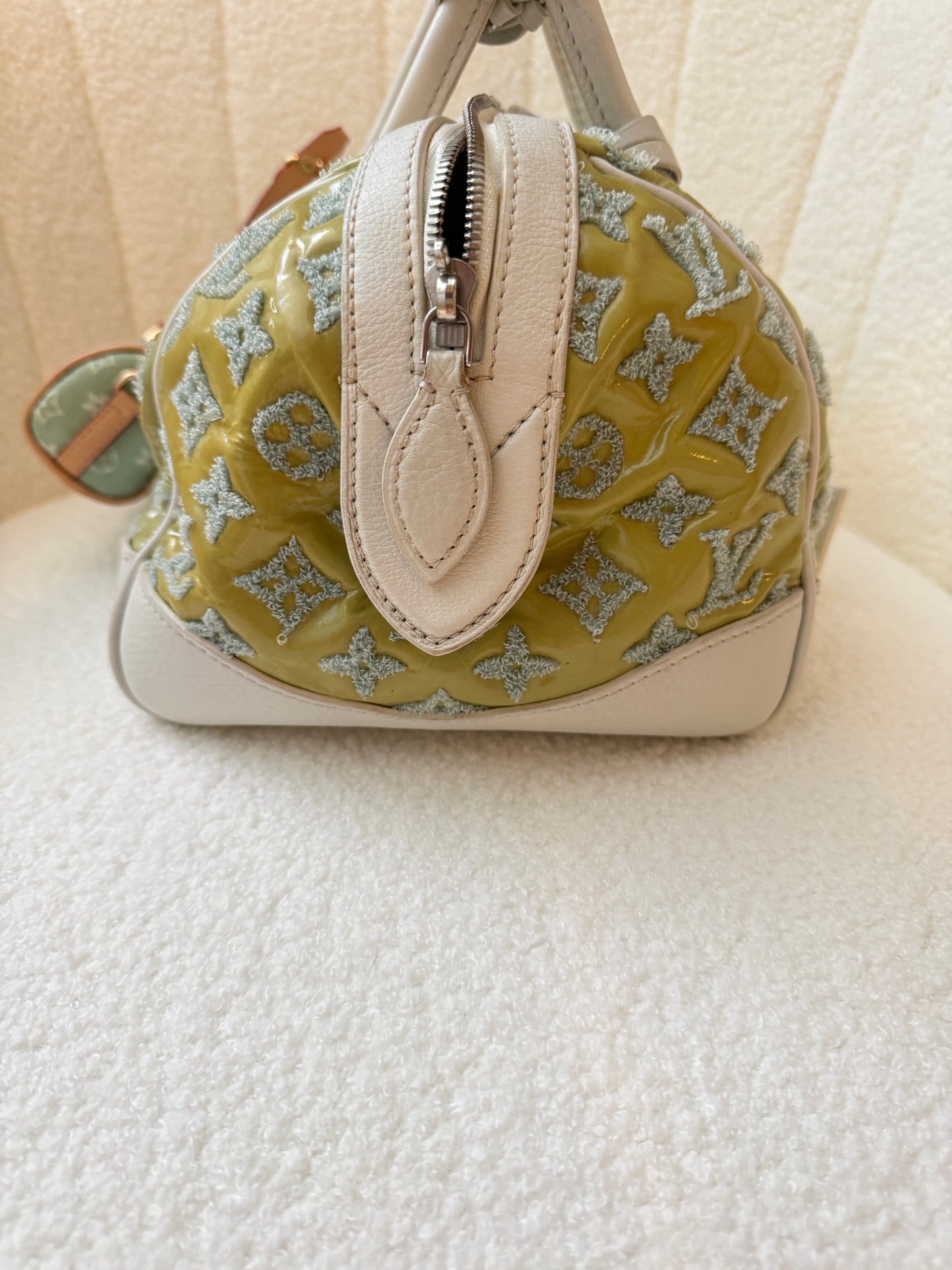Louis Vuitton Special Edition Bouclettes Speedy Round in Green