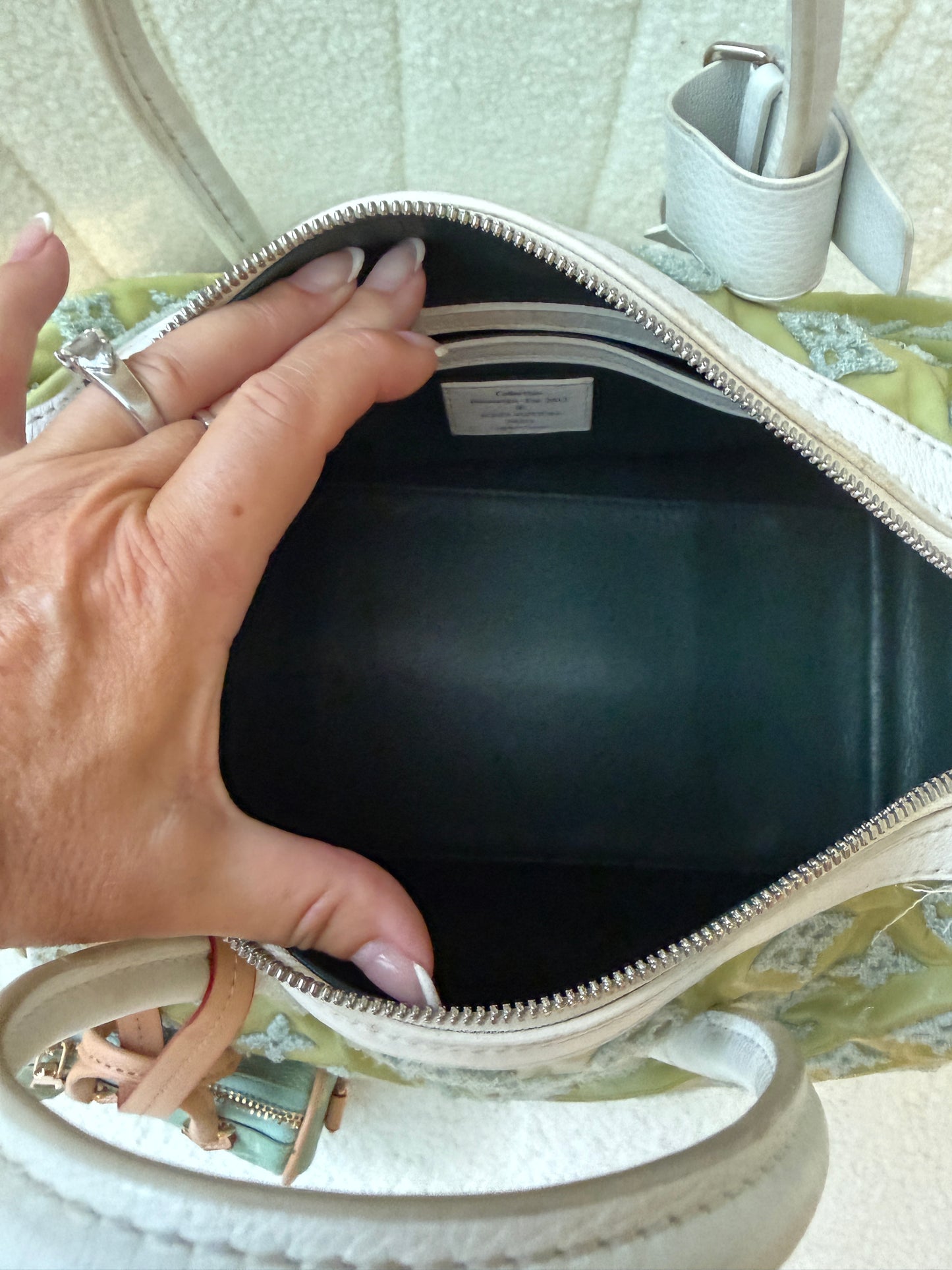 Louis Vuitton Special Edition Bouclettes Speedy Round in Green