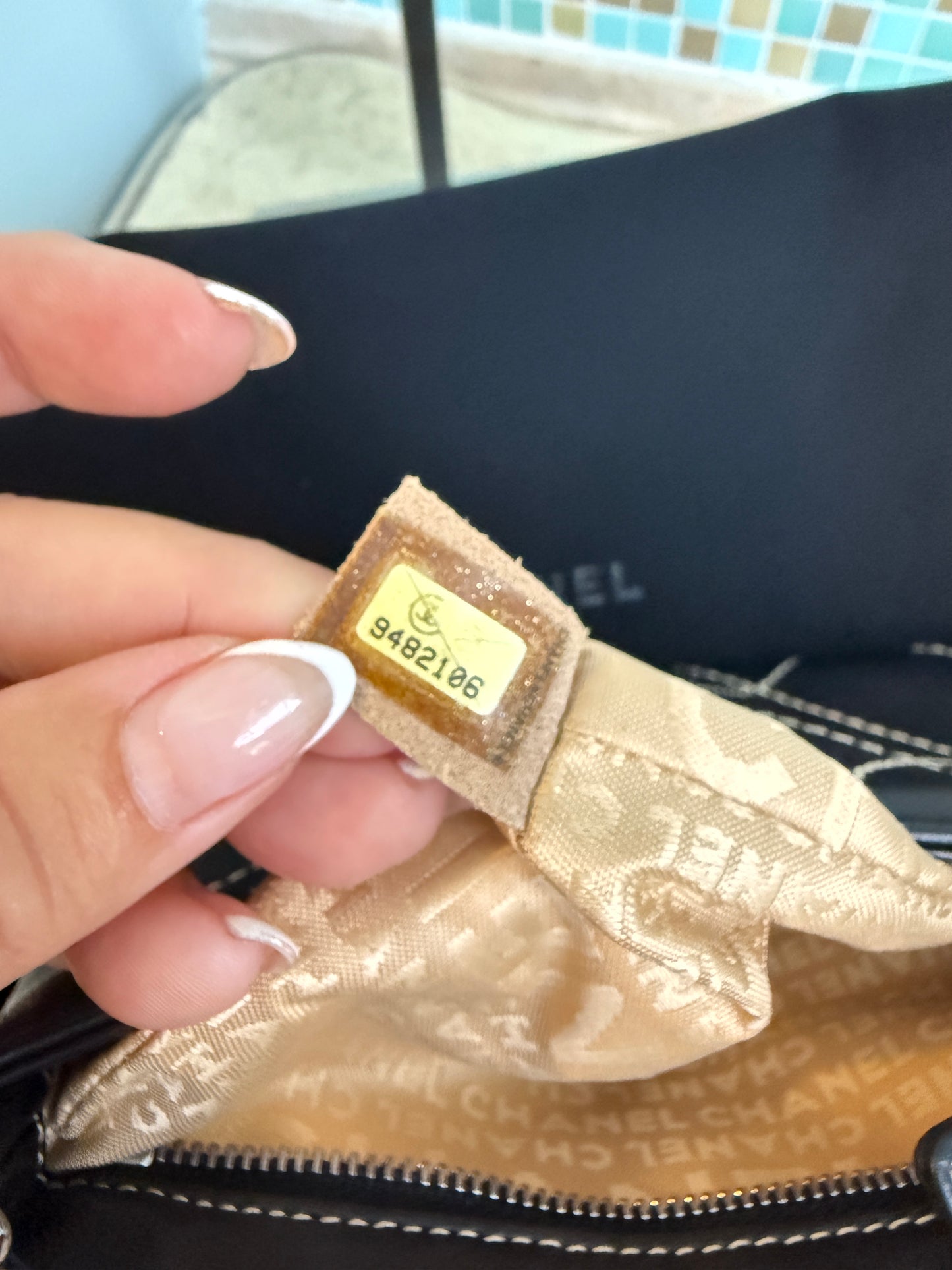 Sac à bandoulière mini Chanel Vintage Wild Stitch