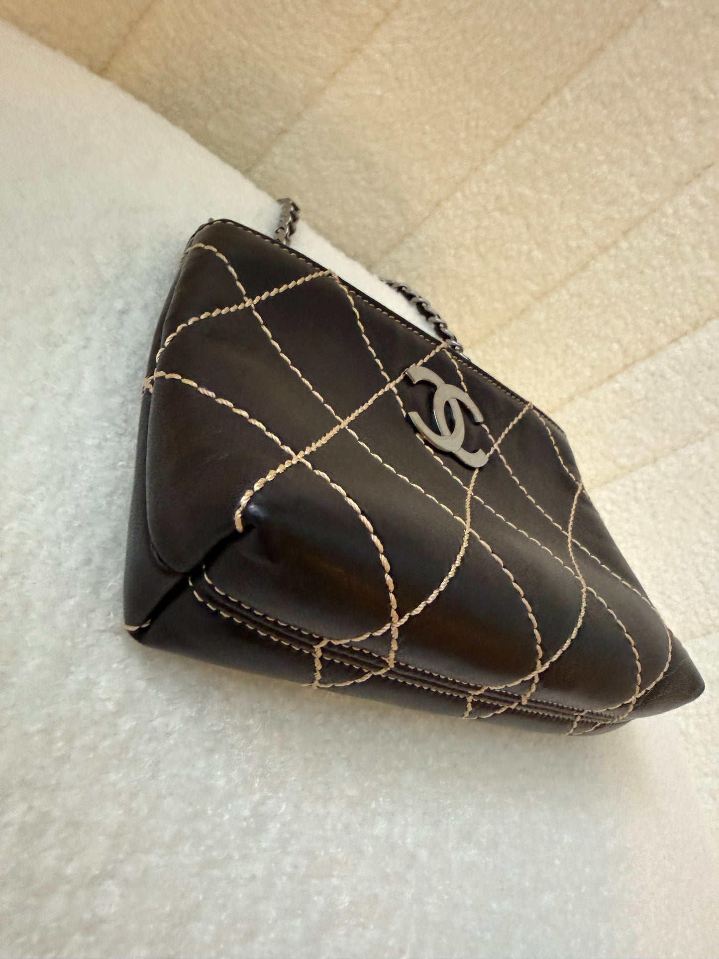 Sac à bandoulière mini Chanel Vintage Wild Stitch