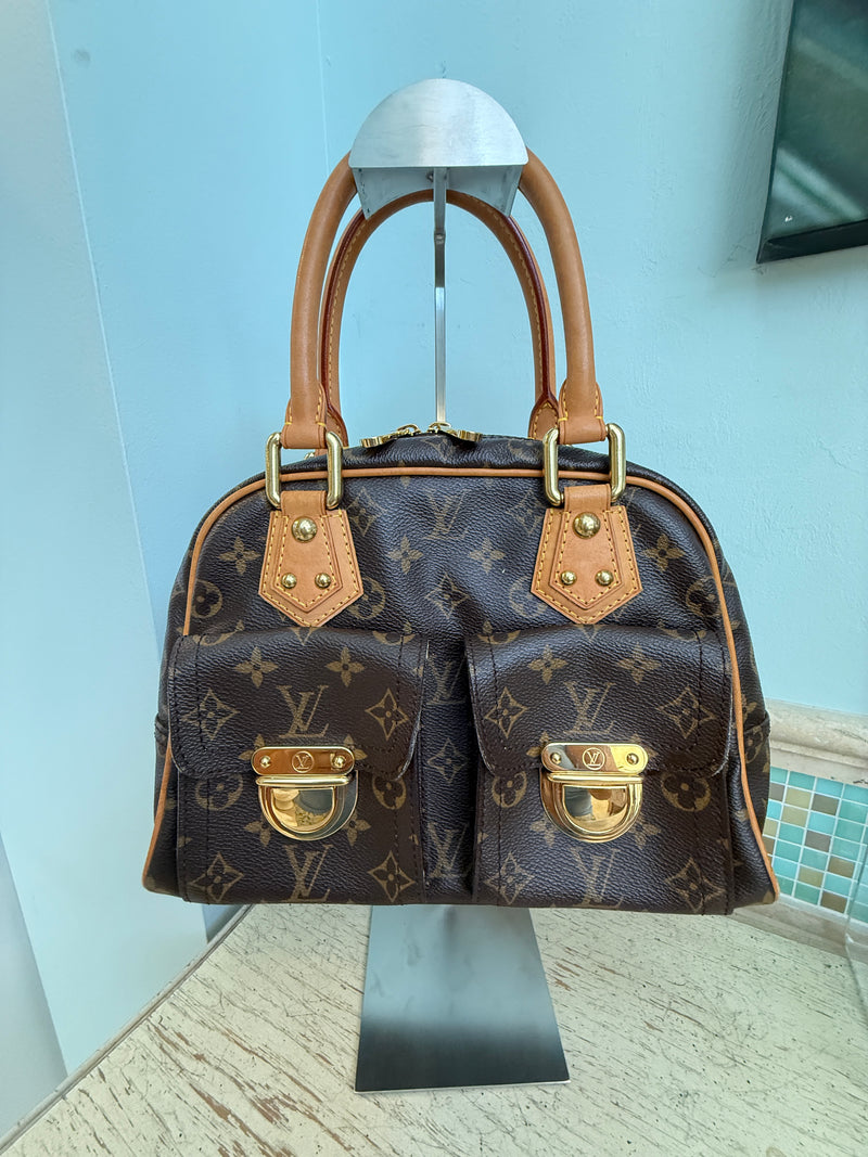Louis Vuitton Manhattan Handbag Monogram Pre-Owned