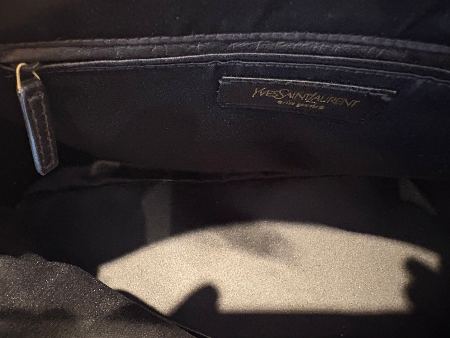Yves Saint Laurent Metallic Gold Muse Satchel